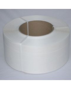 White Machine Polypropylene Strapping - Kingfisher Tapes